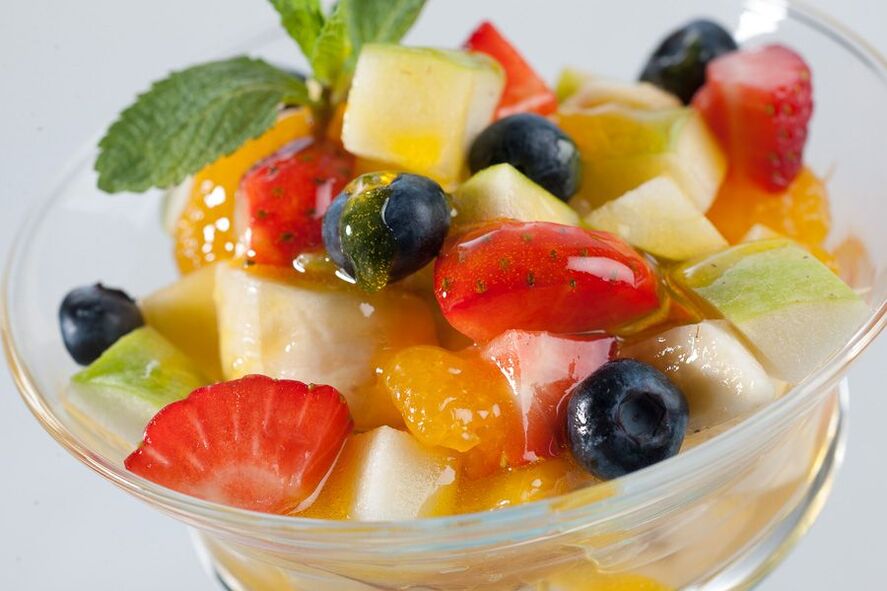 sallatë frutash për dietën tuaj të preferuar